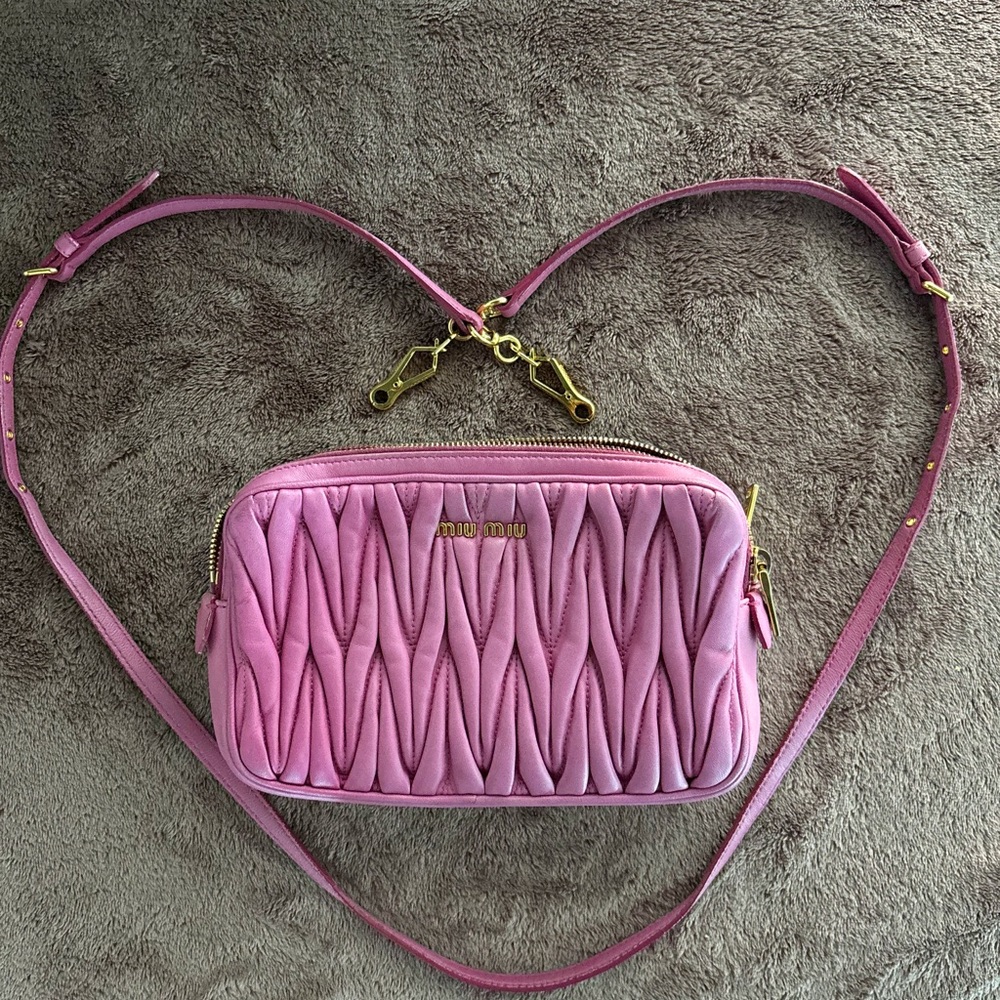 Miu Miu Matelasse Bandoliera Bag